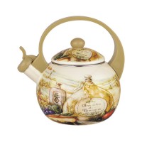 Чайник эмалированный Чудесница ЭЧ-2521 со свистком 2,5л