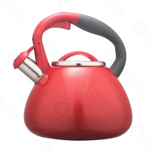 Чайник HITT Hollywood со свистком, красный, 2.7 H01028