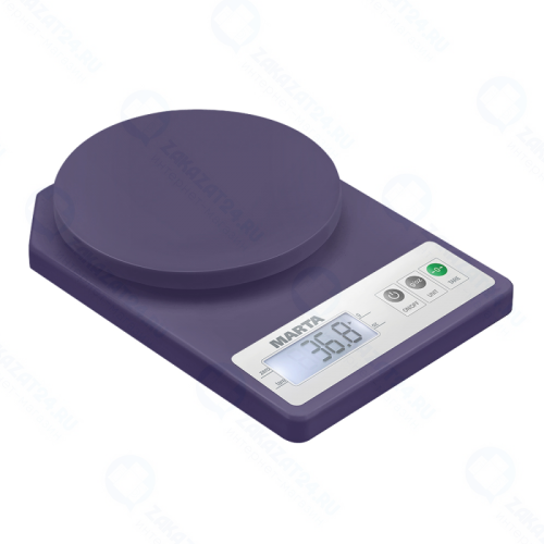 Весы кухонные MARTA MT-1637 темный топаз