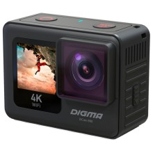 Экшн-камера Digma DiCam 890 черный,4K, WiFi