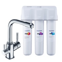 Фильтр для воды под мойку АКВАФОР Кристалл ECO H PRO со смесителем 2в1 С126
