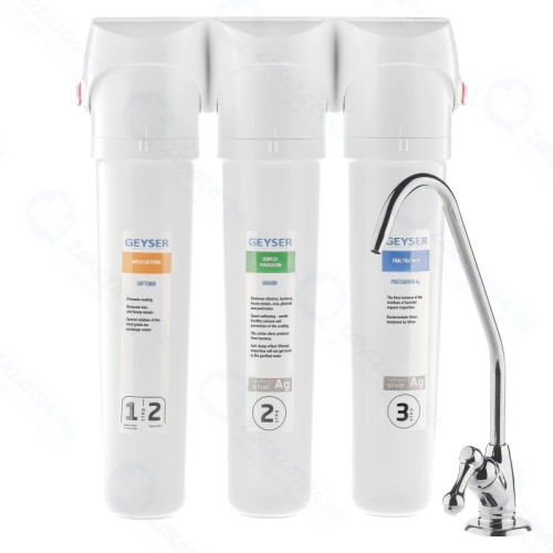 Фильтр для воды под мойку Гейзер Смарт для жесткой воды