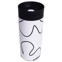 Термокружка Carl Oscar Click n' Sip™ для путешествий, белая, вакуумная Термокружка Carl Oscar Click n' Sip™ для путешествий, белая, вакуумная