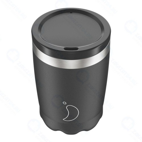 Термокружка Chilly's Bottles Coffee Cup, 340 мл, черная