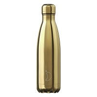 Термос Chilly's Bottles Chrome, 500 мл, золотой