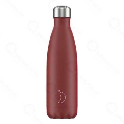 Термос Chilly's Bottles Matte, 500 мл, красный