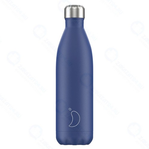 Термос Chilly's Bottles Matte, 750 мл, синий