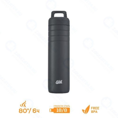 Термос Esbit MAJORIS WM700TL-DG, из нержавеющей стали, черный, 0.7 л