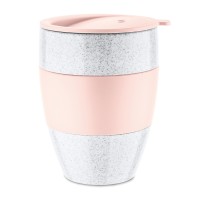Термокружка Koziol AROMA TO GO 2.0 Organic 400 мл розовая