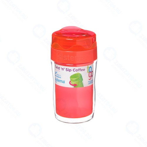 Кофе-с-собой Sistema TO-GO 315мл, красный, 21477