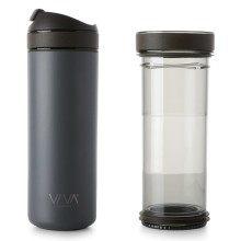 Термокружка Viva Scandinavia "Recharge" для заваривания чая с функцией контроля SmartBrew, 460 мл (V82045) Термокружка Viva Scandinavia "Recharge" для заваривания чая с функцией контроля SmartBrew, 460 мл (V82045)