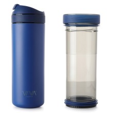 Термокружка Viva Scandinavia "Recharge" для заваривания чая с функцией контроля SmartBrew 460мл (V82051) Термокружка Viva Scandinavia "Recharge" для заваривания чая с функцией контроля SmartBrew 460мл (V82051)