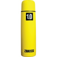 Термос Zanussi Cervinia, с резиновым покрытием, желтый, 1 л
