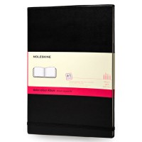 Блокнот для акварели Moleskine CLASSIC WATERCOLOUR NOTEBOOK ARTMM803 90x140мм 60стр. твердая обложка черный