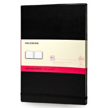 Блокнот для акварели Moleskine CLASSIC WATERCOLOUR NOTEBOOK ARTMM803 90x140мм 60стр. твердая обложка черный Блокнот для акварели Moleskine CLASSIC WATERCOLOUR NOTEBOOK ARTMM803 90x140мм 60стр. твердая обложка черный