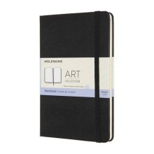 Блокнот для рисования Moleskine ART SKETCHBOOK ARTQP054 Medium 115x180мм 144стр. нелинованный мягкая обложка черный Блокнот для рисования Moleskine ART SKETCHBOOK ARTQP054 Medium 115x180мм 144стр. нелинованный мягкая обложка черный