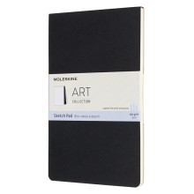Блокнот для рисования Moleskine ART SOFT SKETCH PAD ARTSKPAD3 Large 130х210мм 88стр. мягкая обложка черный (6шт/уп) Блокнот для рисования Moleskine ART SOFT SKETCH PAD ARTSKPAD3 Large 130х210мм 88стр. мягкая обложка черный (6шт/уп)
