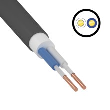 Кабель АксиОМ ВВГнг(А)-FRLS 2x1,5 кв. мм, 100 метров, медный, ГОСТ Кабель АксиОМ ВВГнг(А)-FRLS 2x1,5 кв. мм, 100 метров, медный, ГОСТ