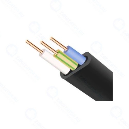 Кабель АЛЬФАКАБЕЛЬ ВВГ-Пнг-LS(А) 3х2.5 ок (N PE) 0.66кВ (бухта 50м) (шт) 65530