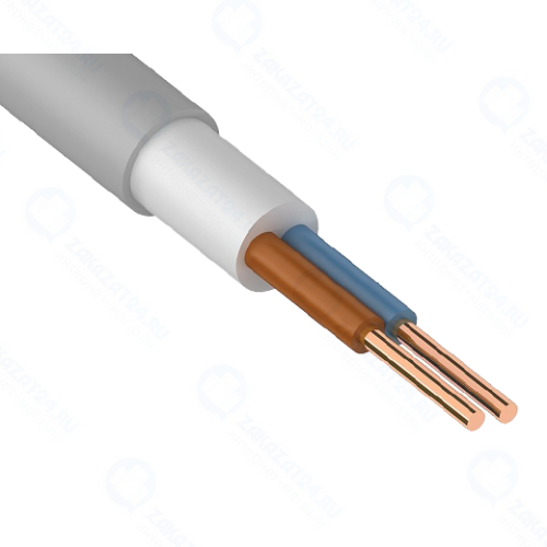 Кабель твёрдый круглый Falcon eye NYM-О 2х2,5 100м ГОСТ