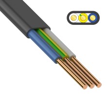 Кабель ККЗ ВВГ-Пнг(А) 3x4,0 кв. мм, 100 метров, медный, ГОСТ Кабель ККЗ ВВГ-Пнг(А) 3x4,0 кв. мм, 100 метров, медный, ГОСТ