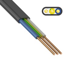 Кабель ККЗ ВВГ-Пнг(А)-LS 3x1,5 кв. мм, 100 метров, медный, ГОСТ Кабель ККЗ ВВГ-Пнг(А)-LS 3x1,5 кв. мм, 100 метров, медный, ГОСТ