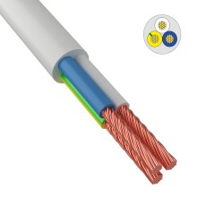 Провод ККЗ ПВС 3x4,0 кв. мм, 100 метров, медный, ГОСТ