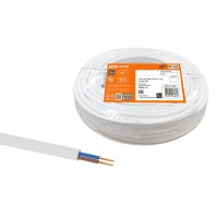 Провод TDM Electric ПГВВП 2х4 ГОСТ (5м), белый
