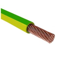 Провод TDM Electric ПуГВ (ПВ-3) 1х4,0 ГОСТ (300м), желто-зеленый