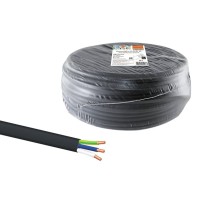 Провод TDM Electric ВВГмб-П нг(А)-LS 3х2,5 220/380 (50м) Народный