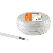 Провод TDM Electric ПГВВП 2х1,5 ГОСТ (100м), белый