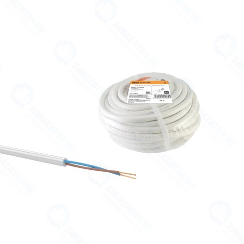 Провод TDM Electric ПВС 2х2,5 ГОСТ (30м), белый