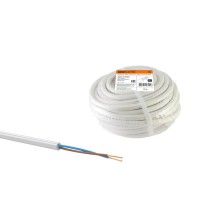 Провод TDM Electric ПВС 2х6 ГОСТ (20м), белый