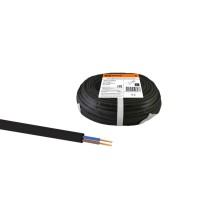 Шнур TDM Electric ШВВП 2х0,5 ГОСТ (10м), черный
