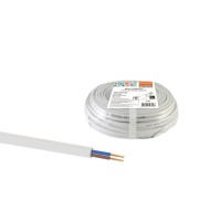 Шнур TDM Electric ШВВПмб 2х0,75 (5м), белый Народный