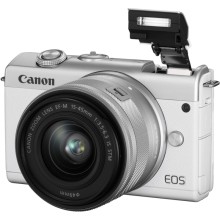 Цифровой фотоаппарат Canon EOS M200 kit 15-45 IS STM White
