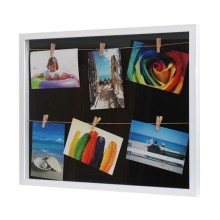 Фоторамка Белоснежка комбинированная белая, 50*41,5*3 см