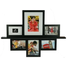 Фоторамка-коллаж 'MORETTO' с полкой на 6 фото 68*6*51см