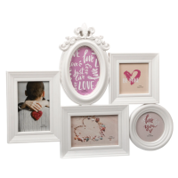 Фоторамка-коллаж РУССКИЕ ПОДАРКИ для 5 фото "Романтик" 48*38*3см