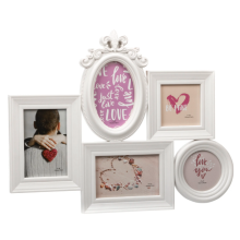 Фоторамка-коллаж РУССКИЕ ПОДАРКИ для 5 фото "Романтик" 48*38*3см