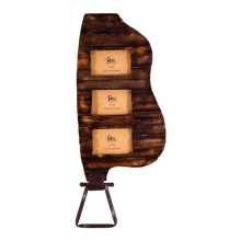 Фоторамка РУССКИЕ ПОДАРКИ "Седло" для 3-х фото 74*4*30см