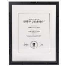 Фоторамка Umbra Document черная, 36х44 см