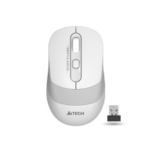 Мышь A4TECH Fstyler FG10 белый/серый оптическая (2000dpi) беспроводная USB (1147569)