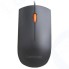 Мышь Lenovo 300 черный/оранжевый оптическая USB