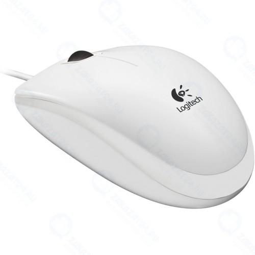 Мышь Logitech B 100 Optical USB белый (910-003360)