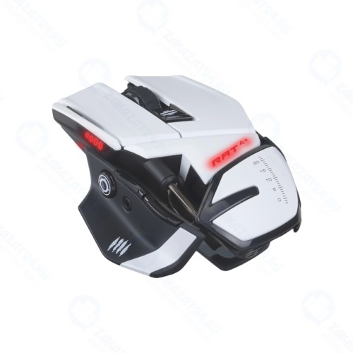 Mышь Mad Catz R.A.T. 4+ белая (MR03MCINWH000-0)
