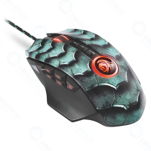 Мышь Sharkoon Drakonia II Green черный/зеленый