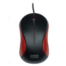 Мышь STM 102CR USB black/red