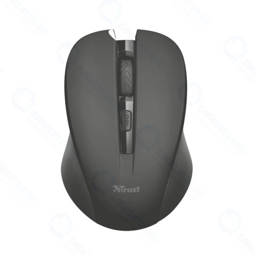 Мышь беспроводная Trust Mydo, Silent, USB, Black (21869)