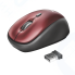 Мышь беспроводная Trust Yvi, USB, Red (19522)